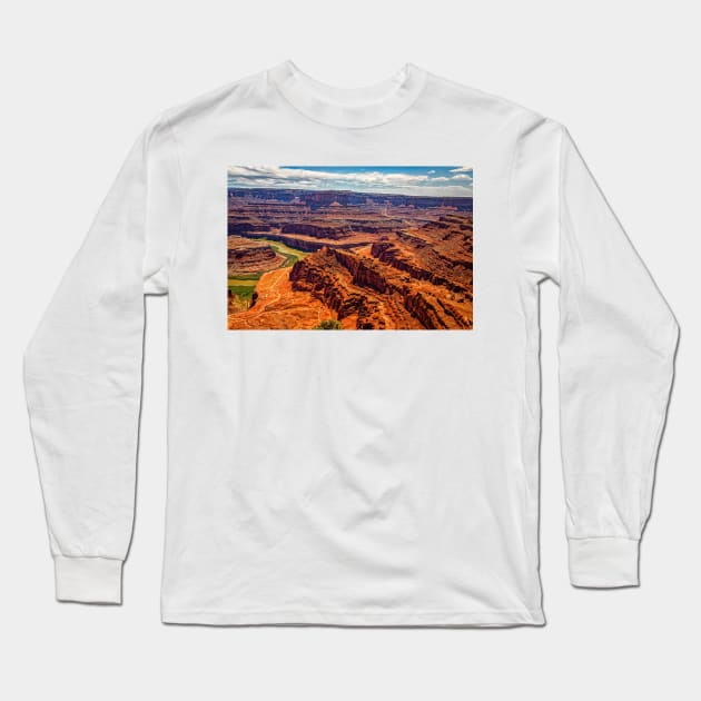 31781  Dead Horse Point State Park Long Sleeve T-Shirt by Gestalt Imagery